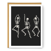 Dancing Skeletons - Halloween Greeting Card